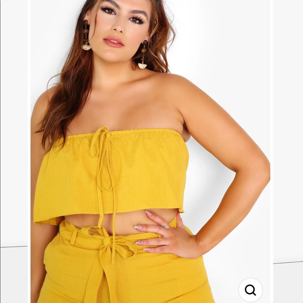 Ruffle tube top